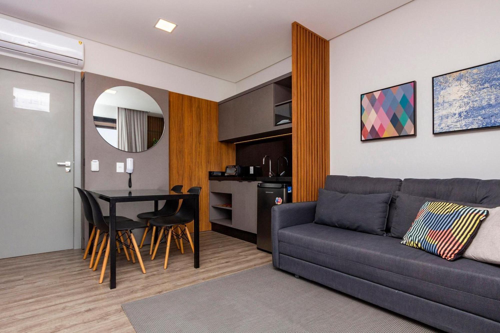 Aion Suites 205 - Lindo Apartamento Com Vista Para O Mar, A 60M Da Praia De Bombinhas, Com Piscina E Academia No Rooftop. Exteriör bild